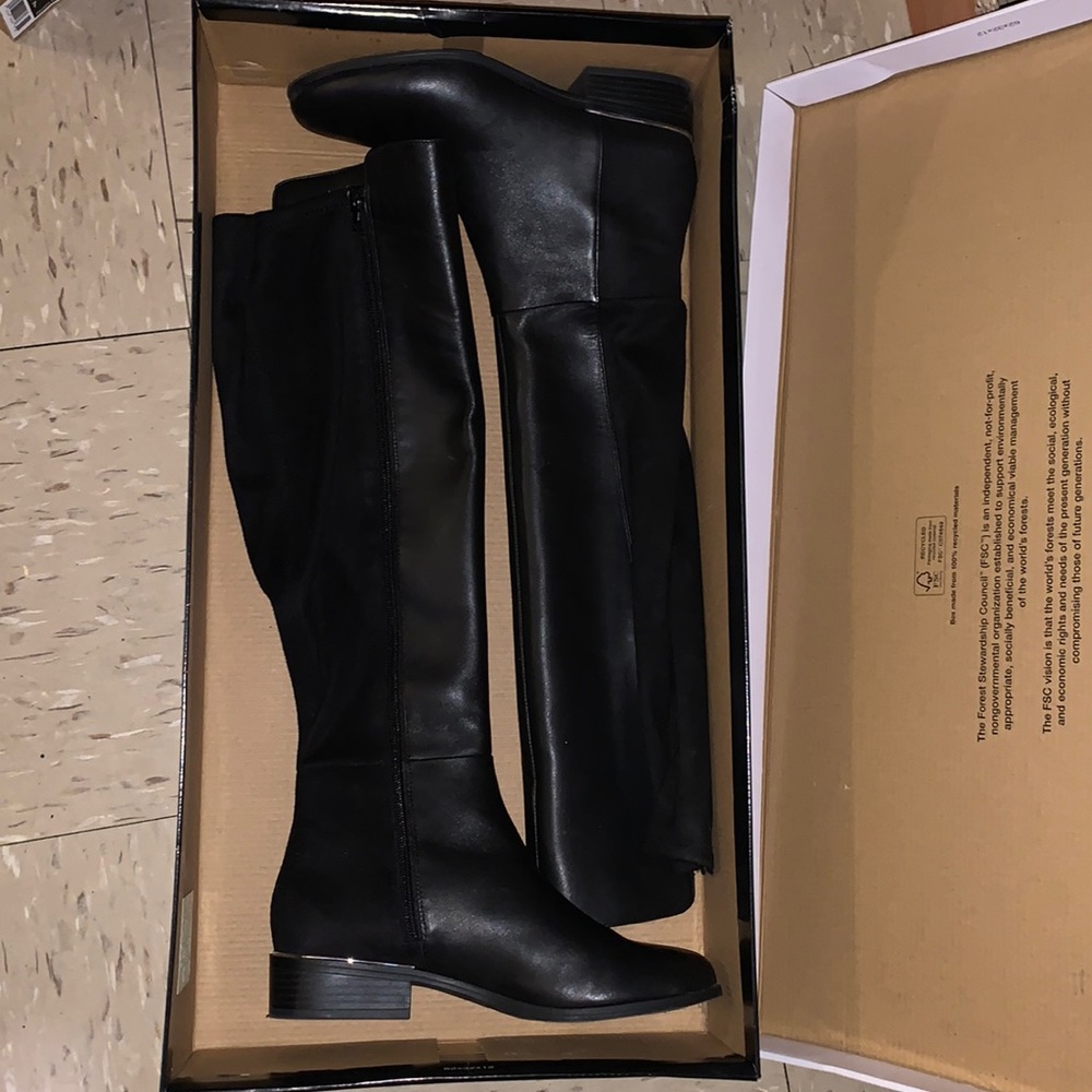 long black boots suede in back